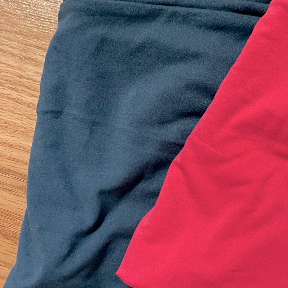 Two Pairs Solid Lularoe One Size Os Leggings Pink… - image 2